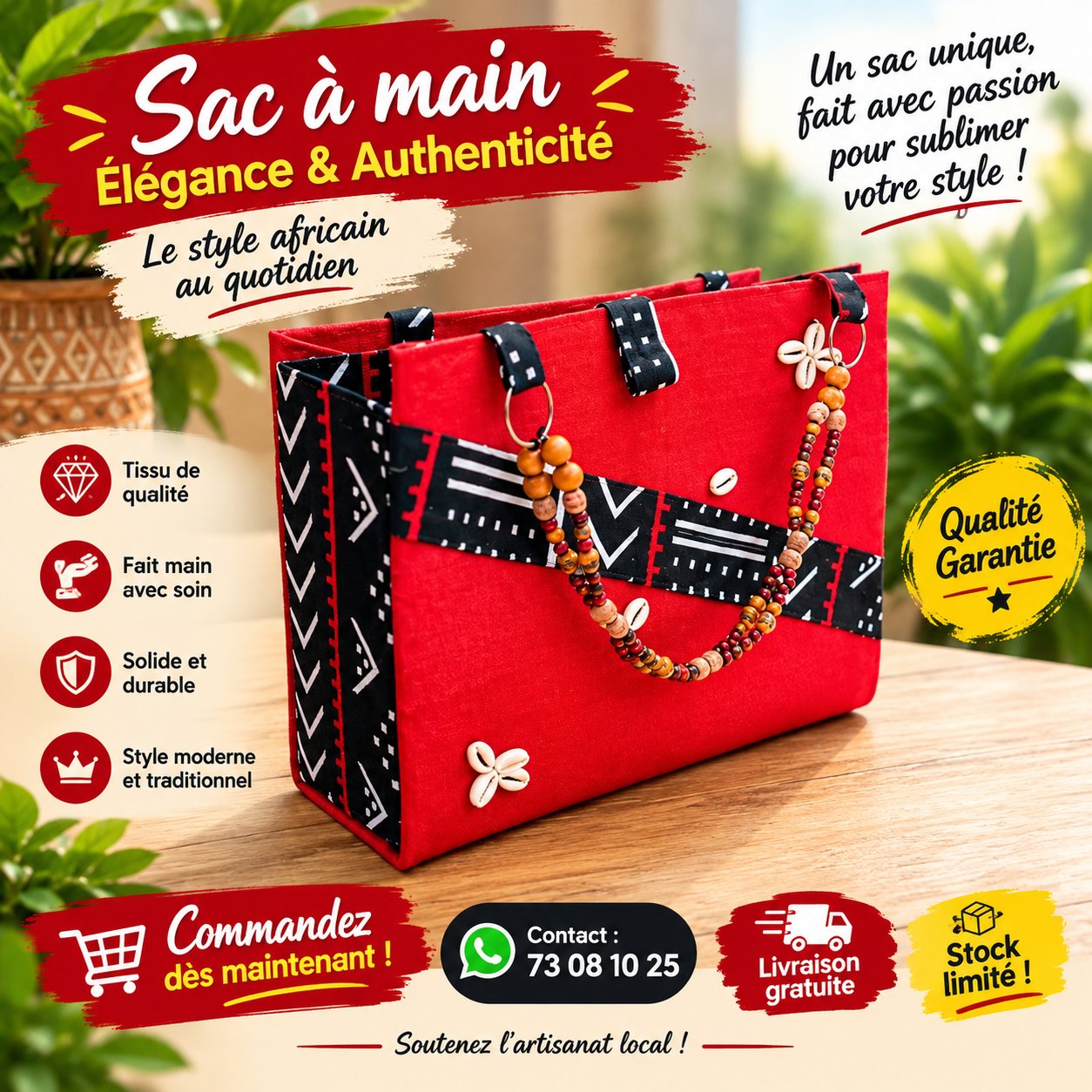 Sacs à main confectionnés à la main